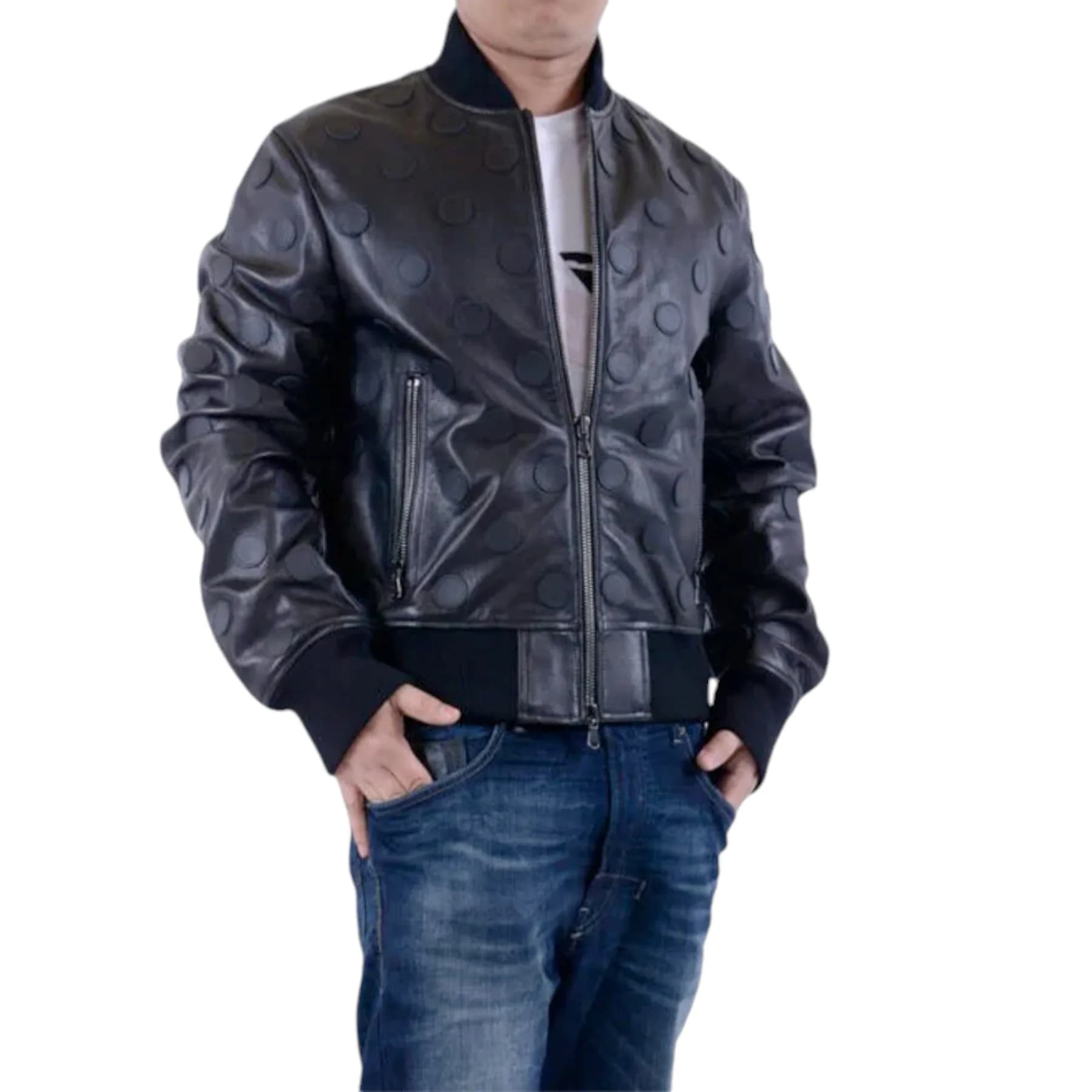 DIESEL BLACK GOLD LUAS Mens Bomber Jacket