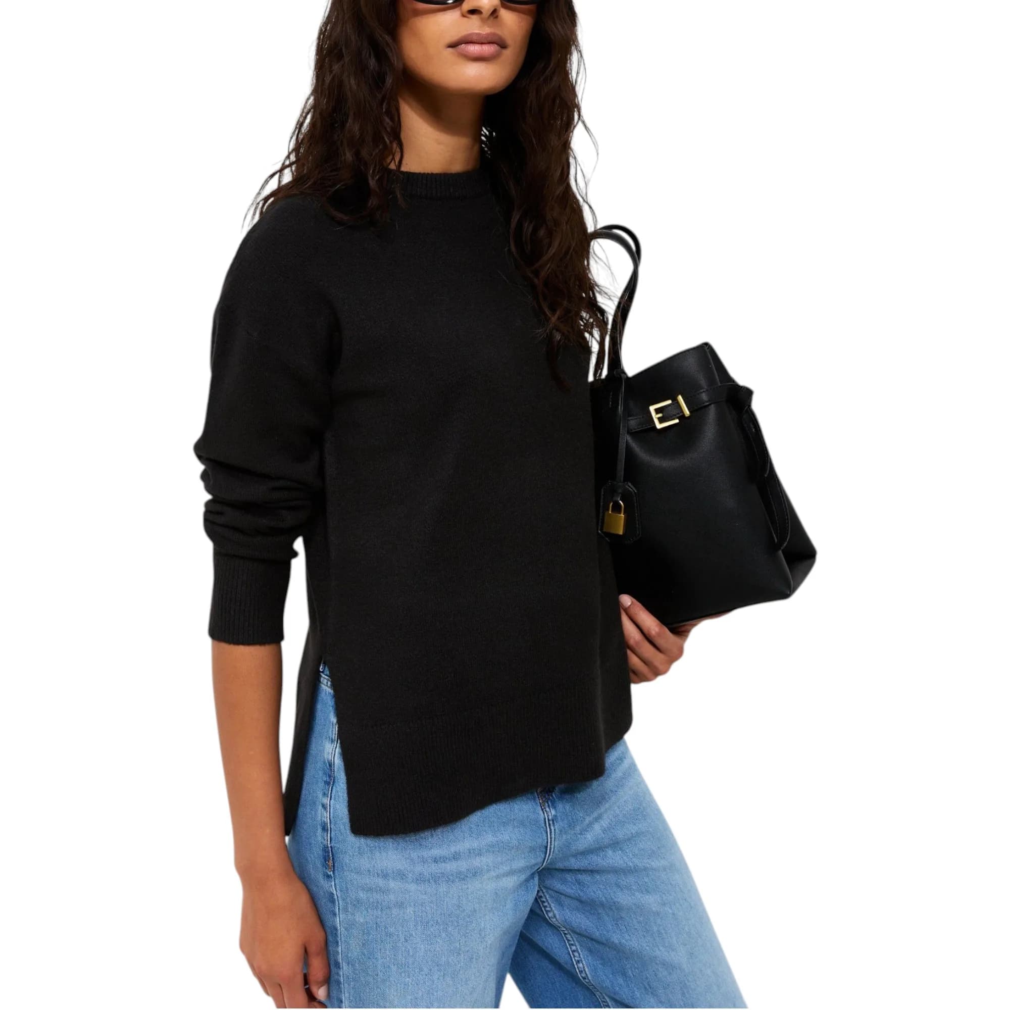 New Look Side Slit Womens Jumper