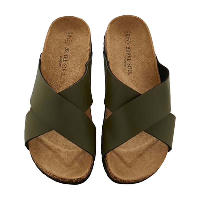BRAVE SOUL MFW Mens Cross Over Sandals
