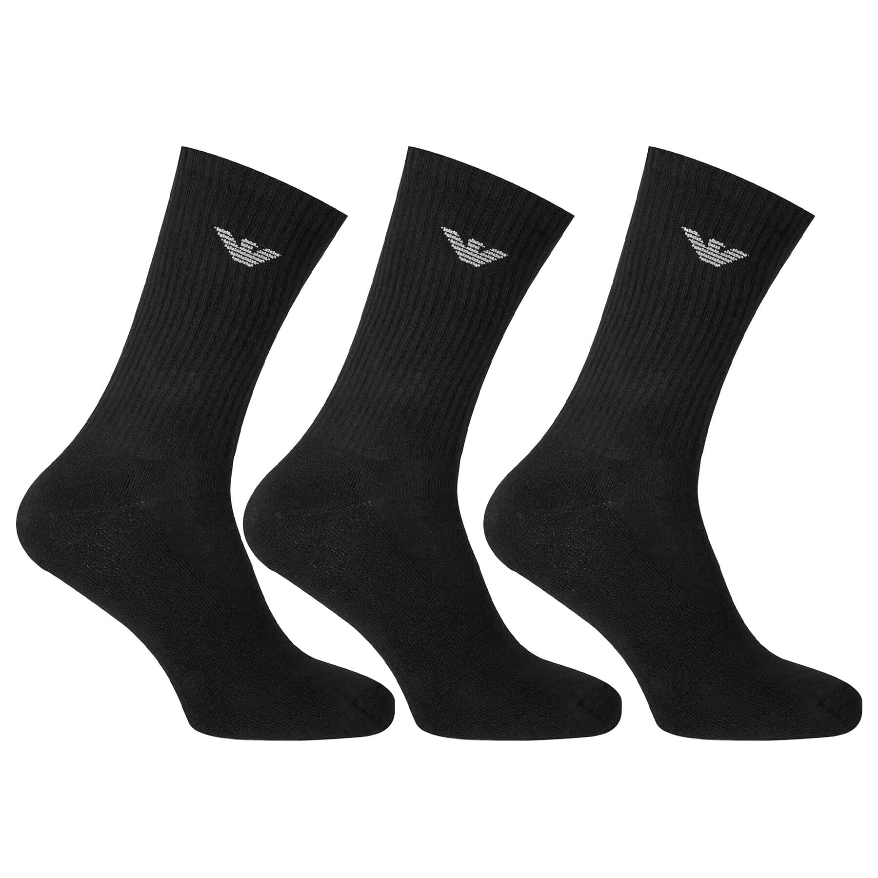 Emporio Armani CC300 Mens Crew Socks 3Pack