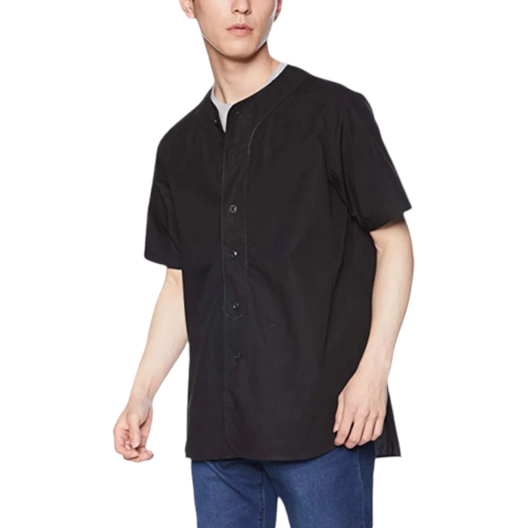 DIESEL S-BOW 0KANQ 900 Mens Bomber Neck Shirt