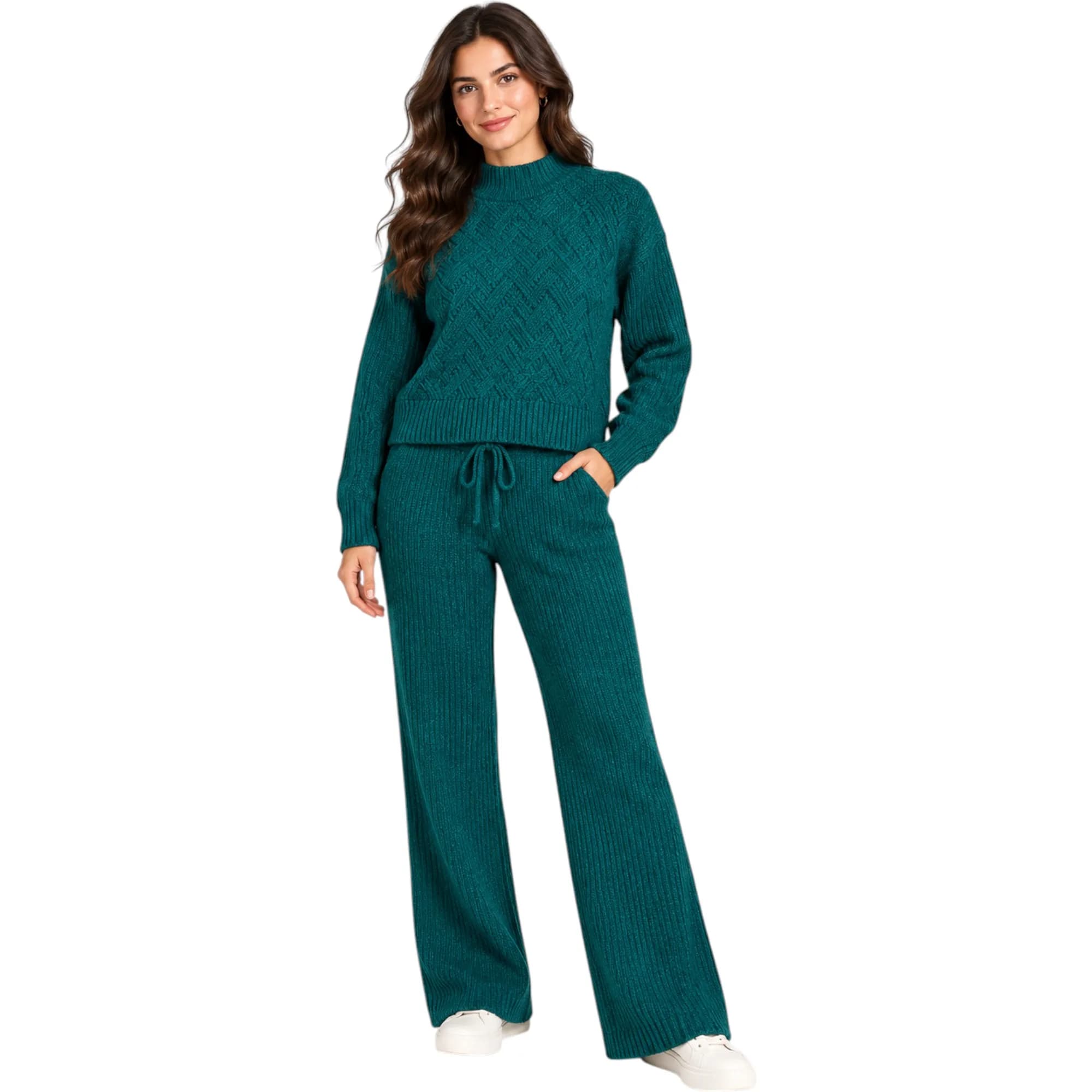 M&S Womens Kintted Loungewear Set