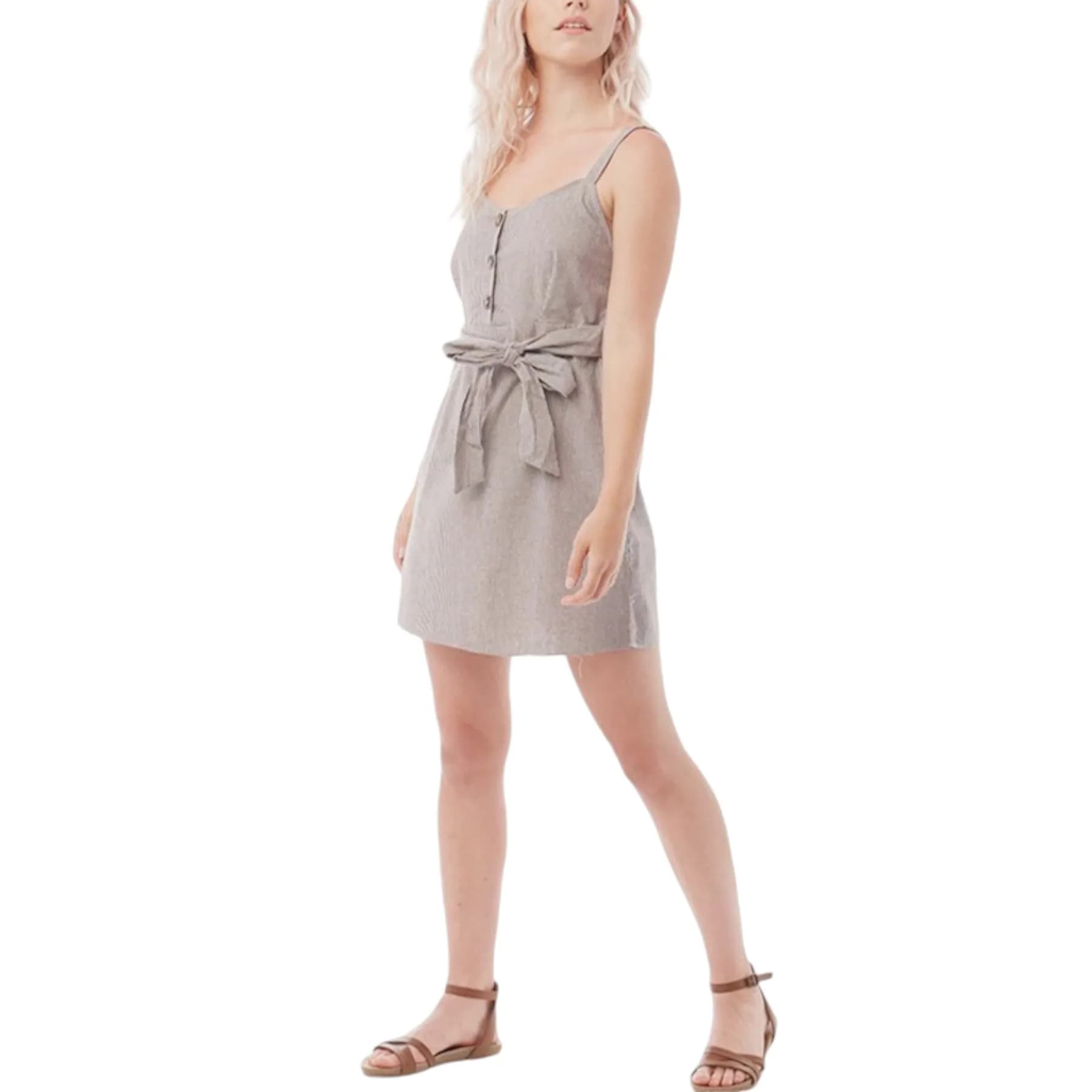 BRAVE SOUL LDRW-225MELINDA Womens Sleeveless Mini Dress