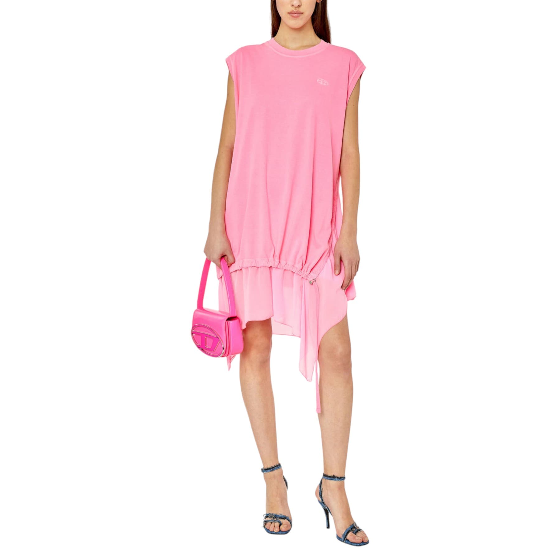Diesel D-Rolletty Abito A08843-0aijt Womens Party Wear Dress