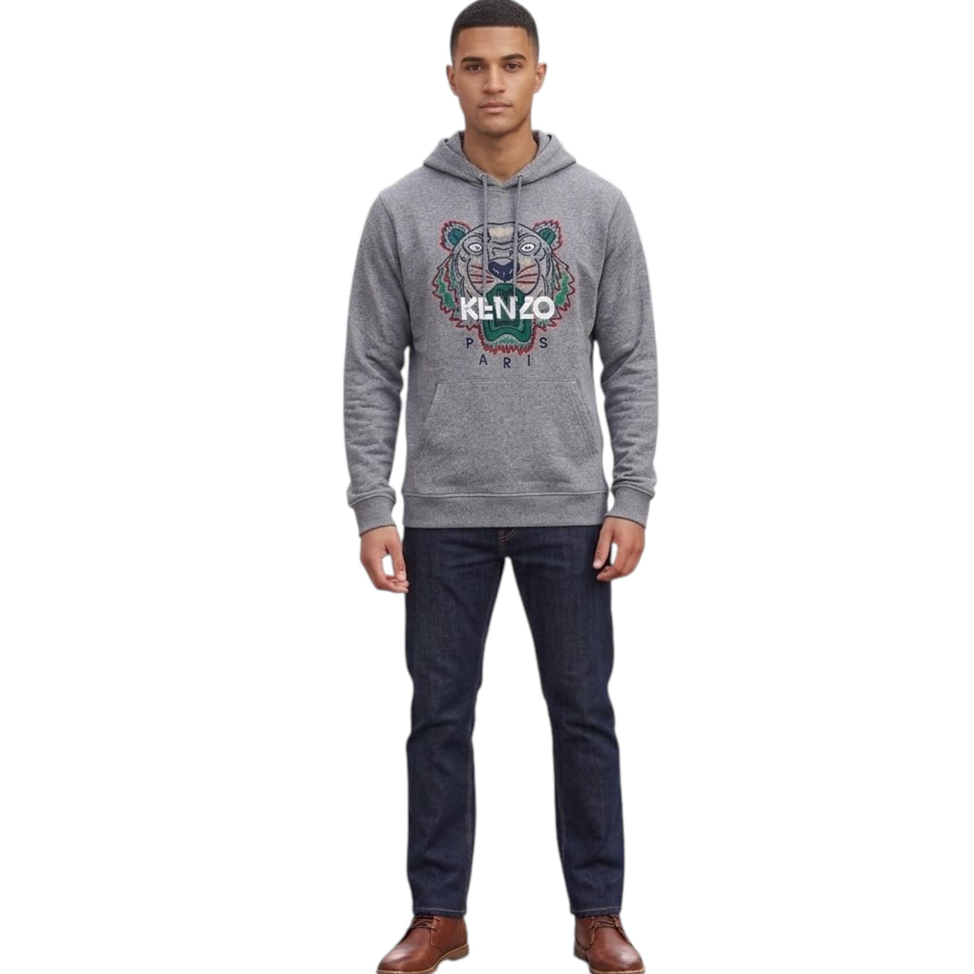 KENZO SWEAT Mens Tiger Print Hoodie
