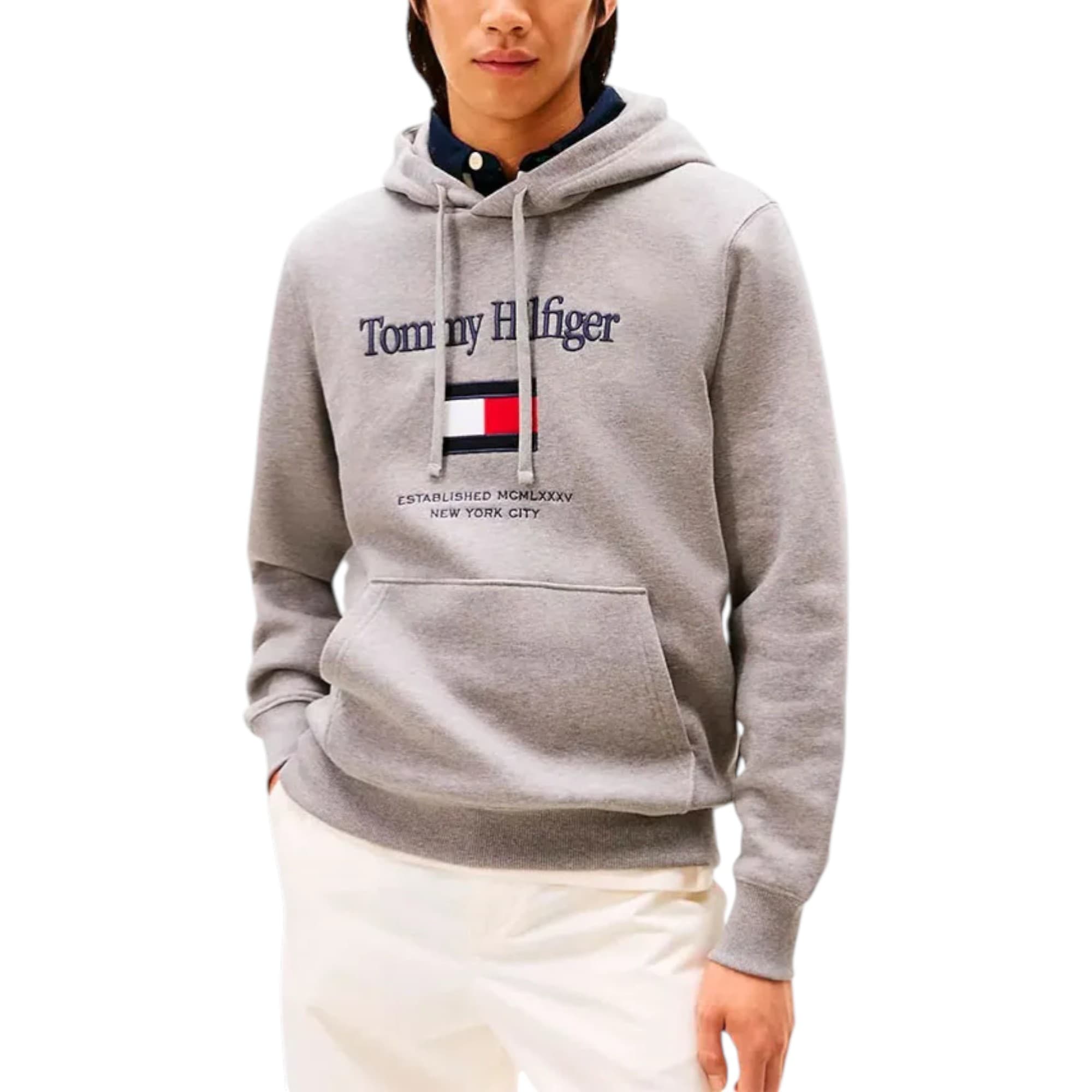 Tommy Hilfiger Mens Embroidery Flex Hoodies