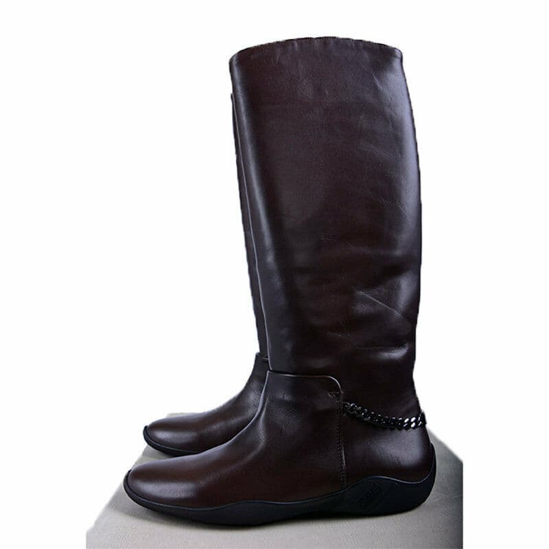 ARMANI COLLEZIONI XAD596 Womens Over The Knee High Leather Boots
