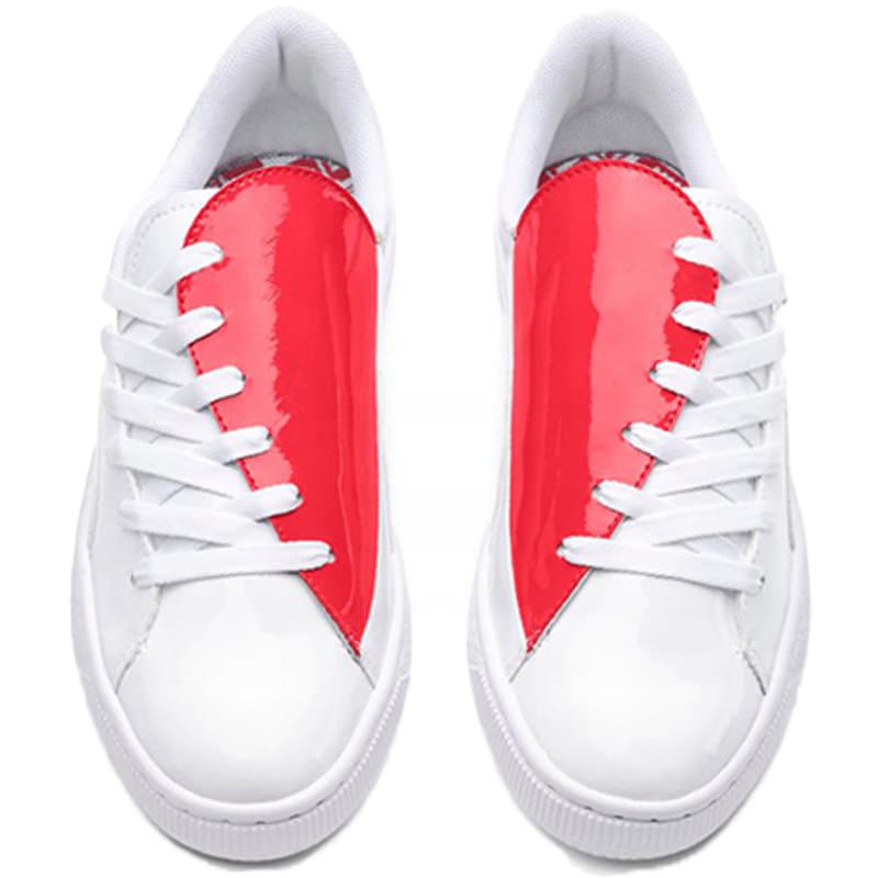 PUMA Basket Crush Womens Leather Trainers