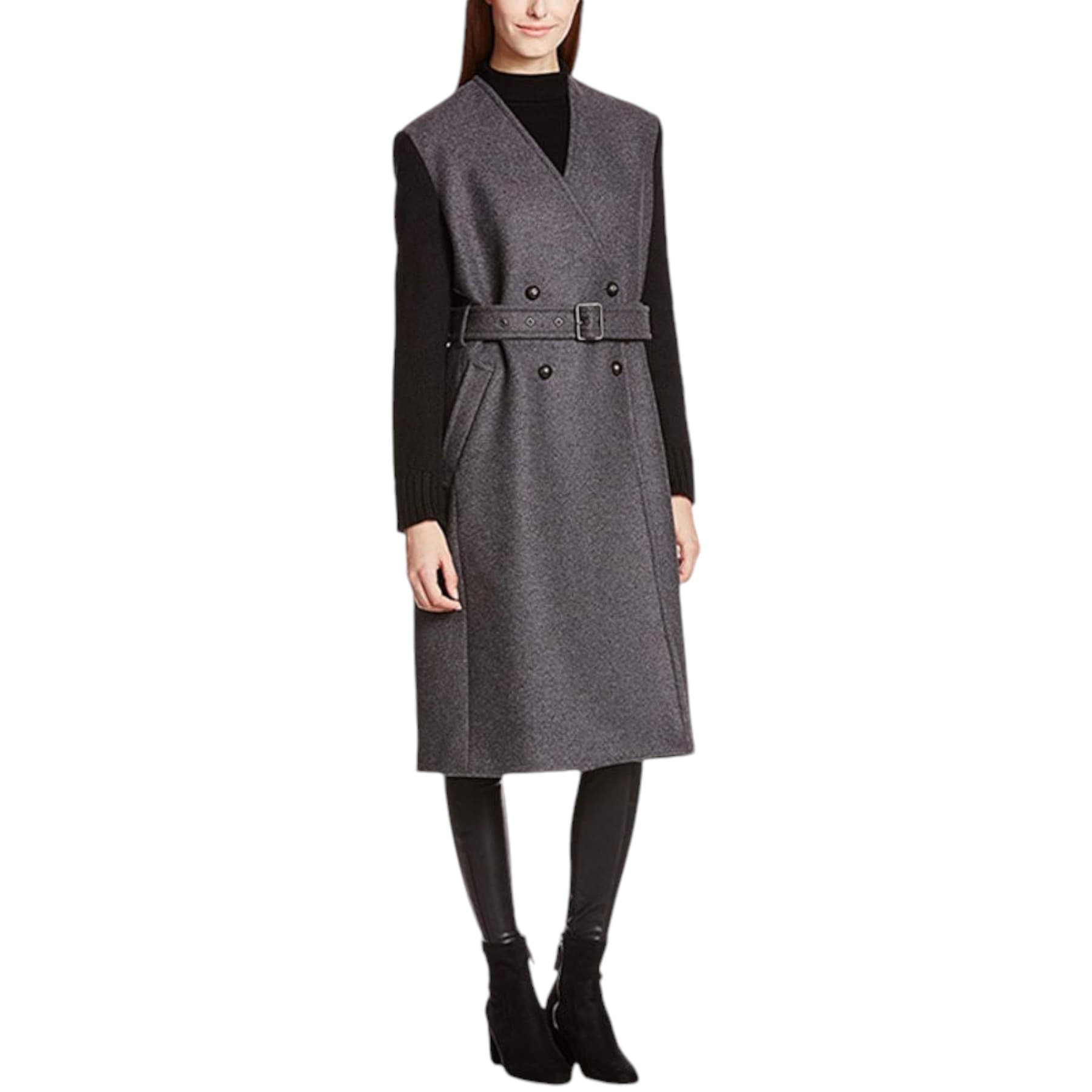 DIESEL W-GALORE CAPPOTTO Womens Trench Coat